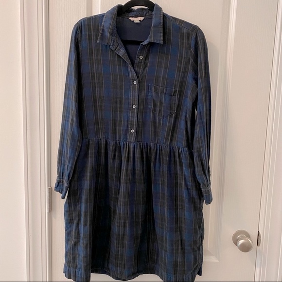 GAP Long Sleeve Plaid Dress - Picture 2 of 15